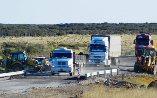 Habrá un desvío donde se hundió la ruta 3 hacia Trelew