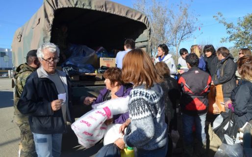Se entregaron más de mil camiones con mercadería desde el inicio de la emergencia
