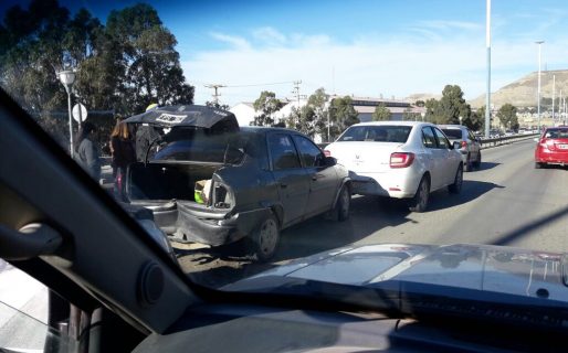 Nuevo accidente frente al Corralón Municipal de km. 3