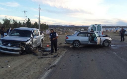 Grave choque frontal en ruta 3 cerca de km. 14