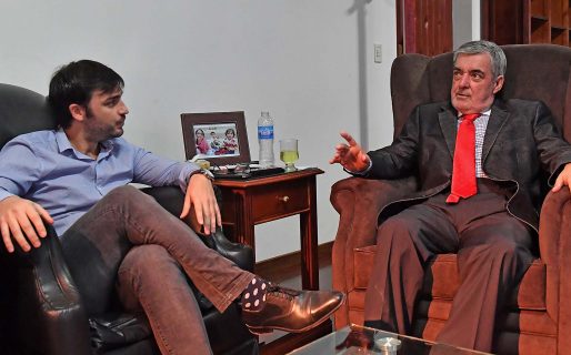 Das Neves y Torres evalúan obras financiadas por Nación en Chubut