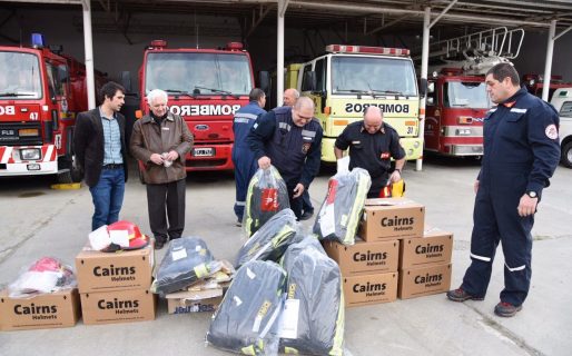 Nuevo aporte de PAE a los bomberos de Comodoro y Rada Tilly