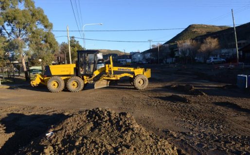 El Municipio realizó tareas de reacondicionamiento en Av. Fray Luis Beltrán