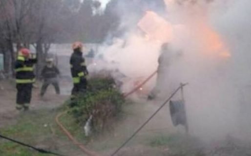 Un caloventor provocó un incendio en el Cordón Forestal