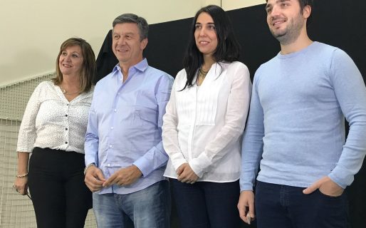 Menna presentó a Cavagnini, Torres y Abdala como compañeros de su Lista