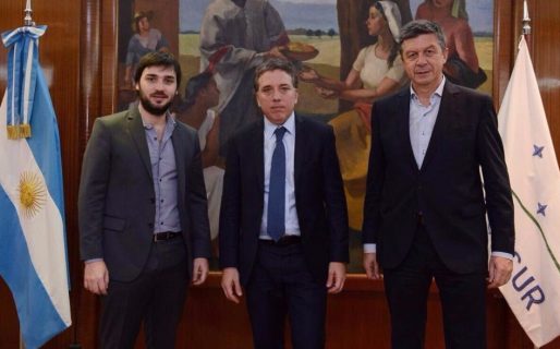 Dujovne recibió a Ignacio Torres y Gustavo Menna