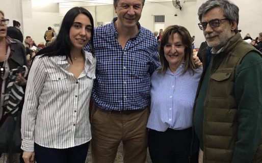 Menna participó de un encuentro con mujeres