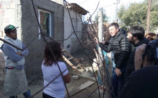Menna comenzó su recorrida de campaña en Madryn