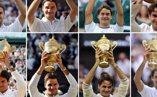 Federer sumó su octavo título en Wimbledon