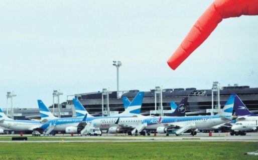 Lunes sin vuelos en todo el país