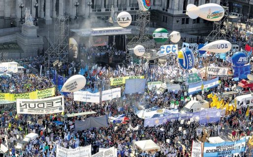 La CGT marcha contra la flexibilización y a favor del empleo