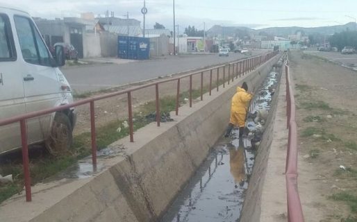 Intensifican trabajos de manera preventiva por posibles lluvias