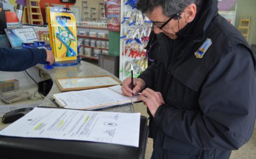 Se clausuró un comercio de pintura por cuantiosa morosidad