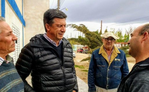 Menna recorrió instituciones públicas y se reunió con vecinos de Telsen