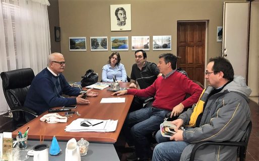 Menna recorrió instituciones de Sarmiento