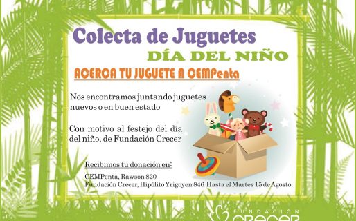 Colecta de juguetes para Fundación Crecer en Penta