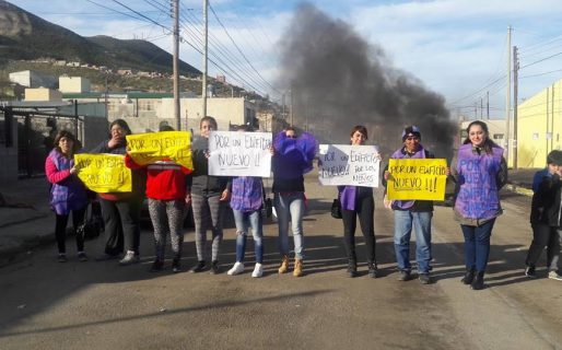 Cortan calle pidiendo nuevo edificio para un jardín de infantes