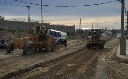 Intensos trabajos en la trama vial del Stella Maris