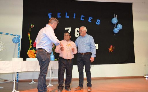 Arcioni participó de la cena aniversario del Club Caleta Córdova