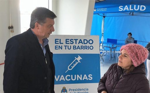Menna acompañó la llegada del programa “El Estado en tu barrio”
