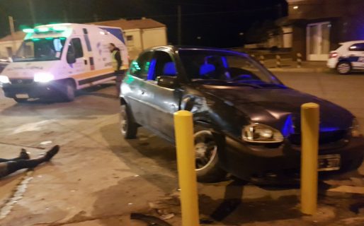 Alcoholizado al volante, chocó y su acompañante resultó herido