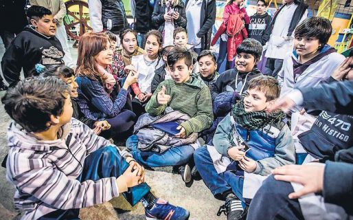 Cristina Kirchner se reunió con los candidatos en Lanús