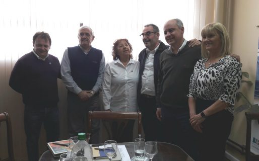 Bohe debatió problemática petrolera con autoridades de la UNPSJB