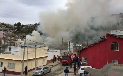 Incendio de viviendas en la zona de Rincón del Diablo