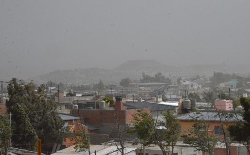 La ráfaga máxima fue de 111 km/h a las 6 AM