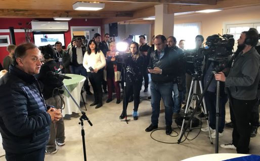 Linares puso en valor la tenacidad del SATSAID en la inauguración de su sede social