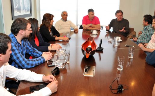 Cumbre de Fueyo con González, Hourcade y Luis Elías
