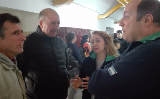 Fueyo visitó una comunidad de pueblos originarios en Paso de Indios