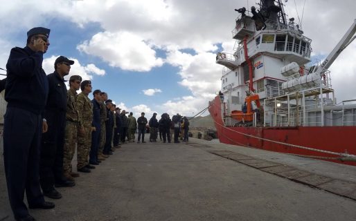 El ARA San Juan reunió a soldados rusos, de EE. UU. y británicos en Comodoro