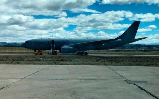 Por primera vez desde Malvinas, aterrizó un avión de Inglaterra en Argentina