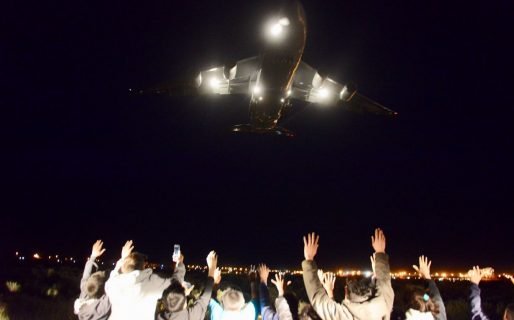 Llegó desde Rusia uno de los aviones más grandes del mundo