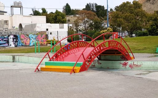 Fuertes tareas de acondicionamiento en la Plaza de Las Naciones