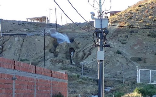 Indignación de los vecinos por la rotura del Acueducto en Ciudadela
