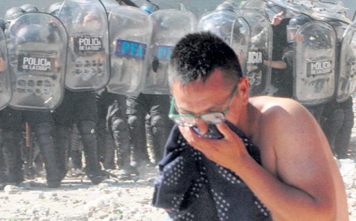 Mea culpa de la represión tras el tratamiento de la reforma previsional