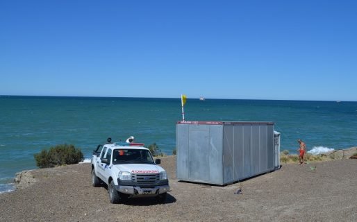 Exitoso rescate del Cuerpo de Guardavidas en la costa de Santa Cruz