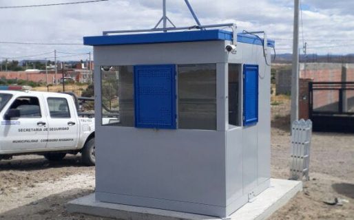 Se instaló una casilla de vigilancia en el acceso al barrio Restinga Alí