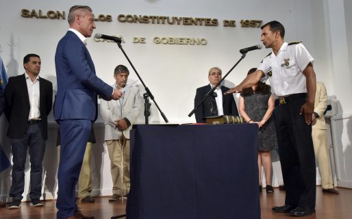 Arcioni puso en funciones al nuevo jefe de la Policía del Chubut