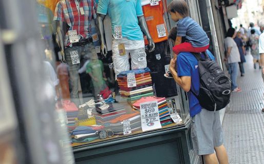Las ventas minoristas cayeron un 1,0 por ciento en 2017