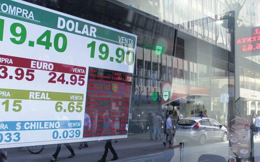 El dólar al borde de los 20 pesos y en ascenso