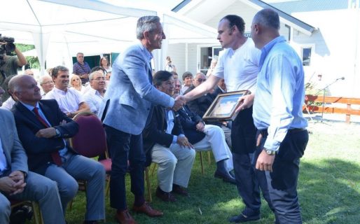Arcioni encabezó el acto inaugural de la 80° Exposición Rural