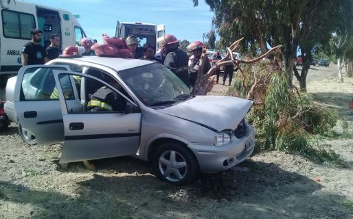 Varios heridos en un choque en barrio Castelli