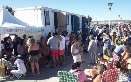 Se realizaron controles de salud en la playa de Restinga Alí