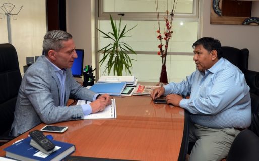 Arcioni valoró “el acompañamiento” a su gestión por parte de “Loma” Ávila
