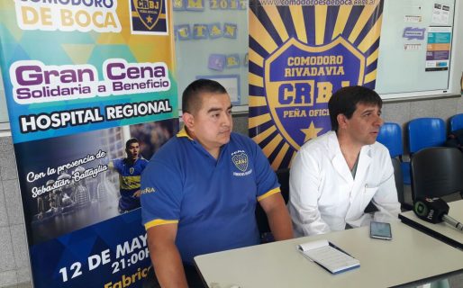 La Peña “Comodoro es de Boca” organiza una cena solidaria con Battaglia