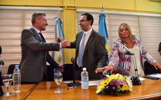 Arcioni acompañó a Maderna en la apertura de sesiones