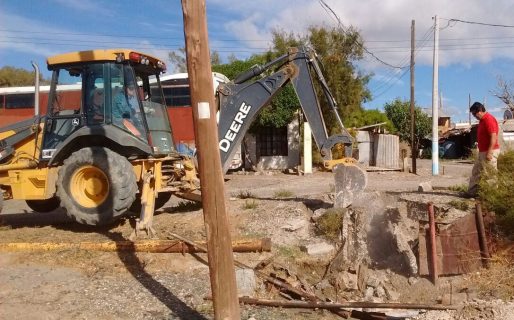 El Municipio clausuró foco contaminante en Caleta Córdova